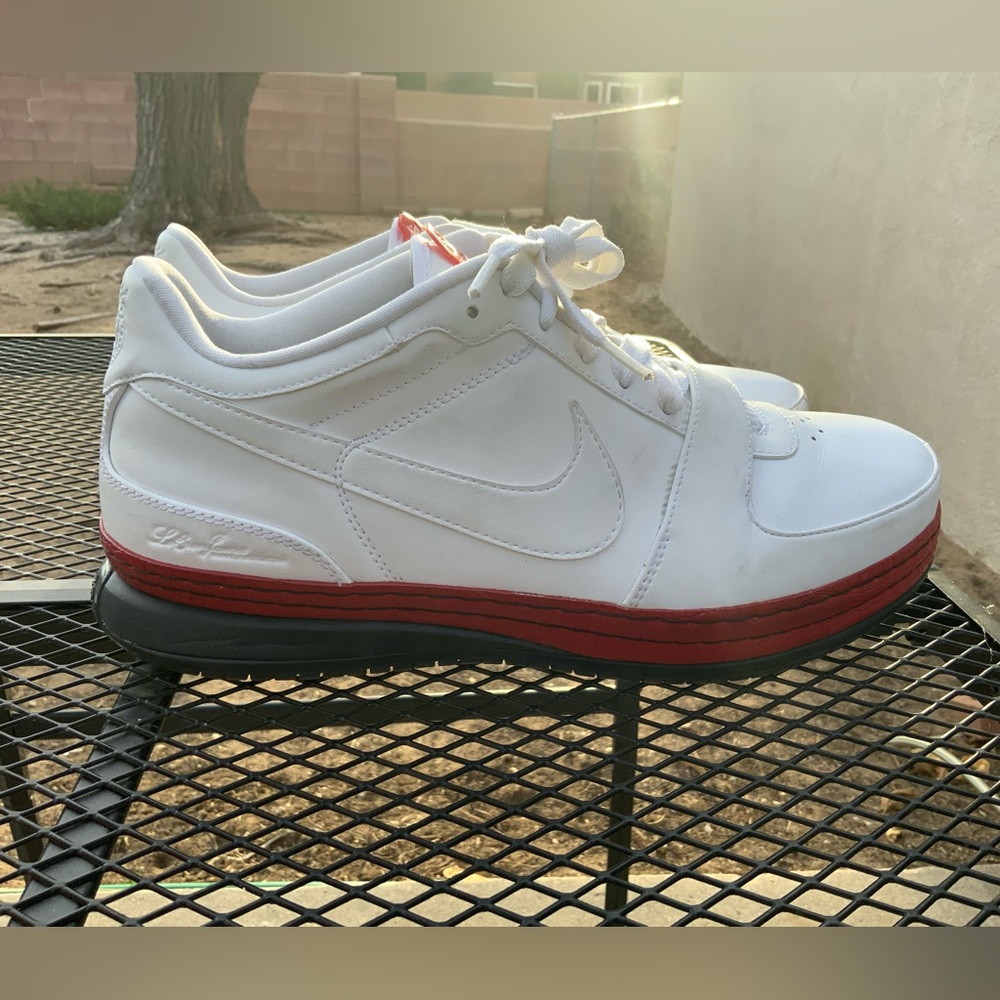 Nike Zoom LeBron 6 Low in the White/Varsity Red-Black colorway
